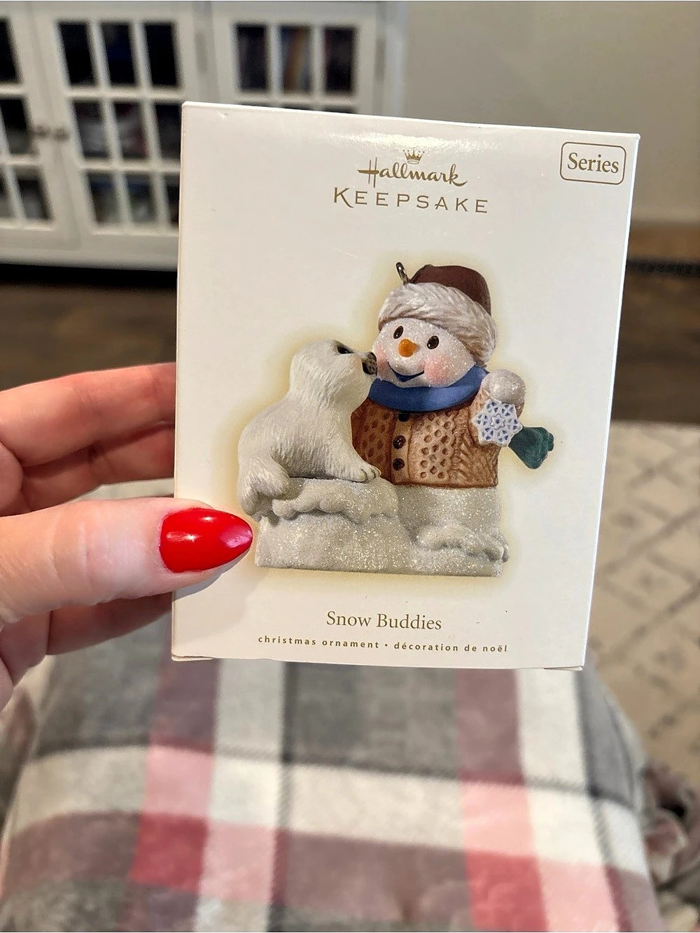 Hallmark Snow Buddies #12 - with Seal Ornament White & Blue